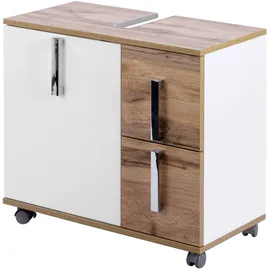 Schildmeyer Luca 65,1 x 60 x 32 cm weiß glanz/wotaneiche
