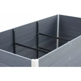 vidaXL Hochbeet 200 x 100 x 54 cm Grau