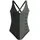 ELBSAND Badeanzug Damen Schwarz/Mehrfarbig 36 Cup A/B