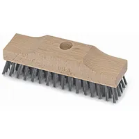 Nölle Profi Brush Nölle Drahtbesen Stahldraht grau Holz 22,0
