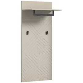 xonox.home Garderobenpaneel Notes 60 x 140 x 35 cm Sandbeige