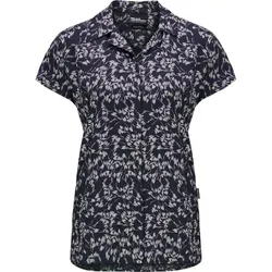 JACK WOLFSKIN Damen Bluse SOMMERWIESE SHIRT W, LEAVES night blue, XS