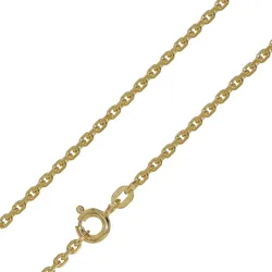 trendor 75190 Halskette für Anhänger 14 Karat Gold 585 Ankerkette 1,9 mm, 45 cm