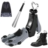 JJDPARTS Schuhspanner für Damen und Herren, verstellbare Unisex-Stiefelbreite Füße (1 Packung, für Damengröße 43-42, Herren 42-47) Grau - 42-44