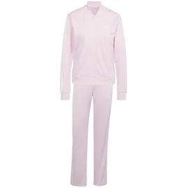 adidas Essentials 3 Stripes Trainingsanzug Clear Pink L