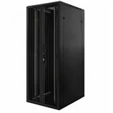 DSIT 42HE 19 Zoll Serverschrank mit perforierten Doppelflügeltüren vorne und hinten (BxTxH) 800 x 1200 x 2000mm - Schwarz - Traglast 800 kg