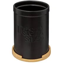 5five simply smart Utensilientopf bambusdeckel "naturéo" aus schwarzer keramik - 5 five simply smart