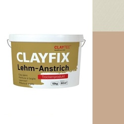 CLAYTEC CLAYFIX Lehm-Anstrich BR 2 ohne Korn - 10 kg Eimer