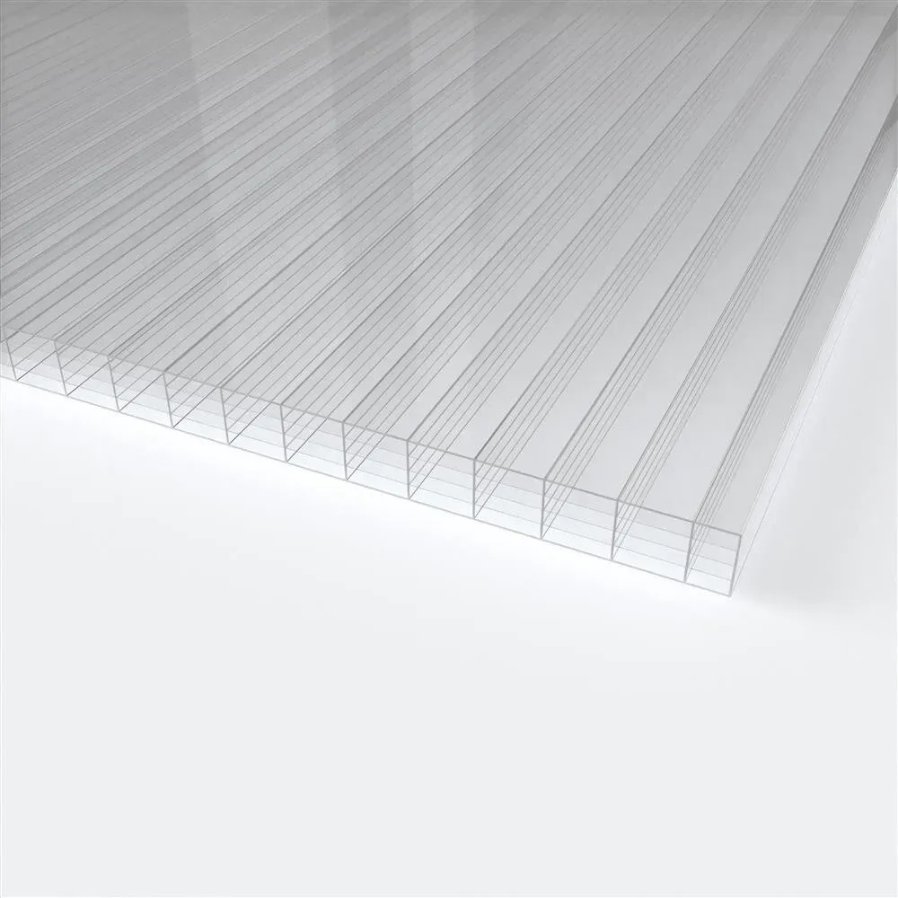 Plexiglas® Doppelstegplatten 32mm Resist S5P Farblos Klar - Acryl 1230 x 3000