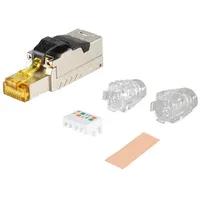 Frei CAT 8.1 RJ45 Stecker, STP geschirmt, zur werkzeugfreien
