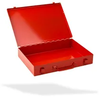 ADB - Sortimentskasten / Sortierkasten 33x23x5 Cm Metallbox Kleinteilemagazin Ral3020