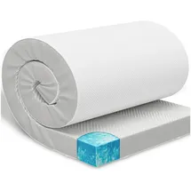 eloneo Gel Topper Matratzenauflage 100 x 200 cm weiß