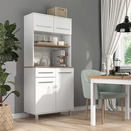 Vicco Küchenbuffet Pure 80,2 x 40,5 cm Weiß/Artisan