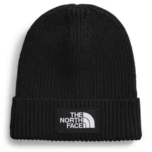 The North Face Kids TNF Logo Box Cuffed Beanie Schwarz