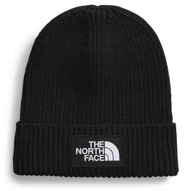 The North Face Kids TNF Logo Box Cuffed Beanie Schwarz