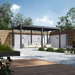 Pavillon CLASSIC ca. 530x300cm Anthrazit wetterbeständig