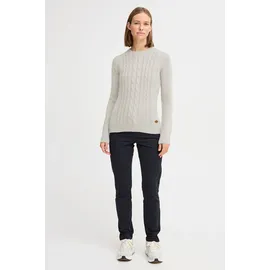 Oxmo Strickpullover Grau XXL