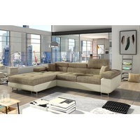 yourhouse24 Ecksofa Armando L-form Schlafsofa Wohnlandschaft Links Rechts Couch Bettkasten