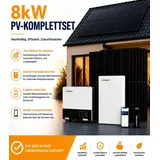 8 kW PV-Komplettset mit 8000W Wechselrichter + 7.6kWh Speicher + Jolywood PV-Module