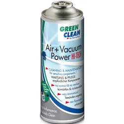 GREEN CLEAN Air + Vacuum Power Hi Tech 400ml Druckluftdose Recharge #G-2051