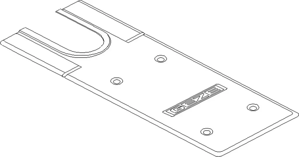 Bodentürschließer TS 550 / TS 550 F / TS 550 E Deckplatte