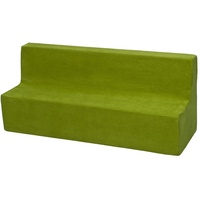 Velinda Kindersofa Kindercouch Spielsofa Softsofa Minicouch Sitzbank Kindermöbel (Farbe: grün)