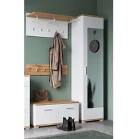Lomadox HUESCA-129 Garderobenschrank 0 x 0 x 0 cm weiß