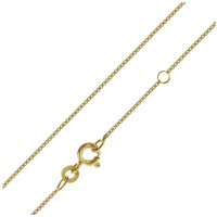 trendor 75619 Kinder-Halskette 333 Gold Venezianer Kette 0,7 mm, 38 cm