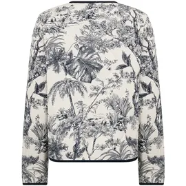 Soyaconcept "SC-CARLI 3", XL, navy combi, Web, Obermaterial: 100% Viskose, gemustert, hüftlang, Rundhals, Jacken Kurzjacke