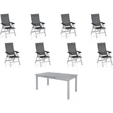 KETTLER Garten-Essgruppe Basic Plus Premium silberfarben