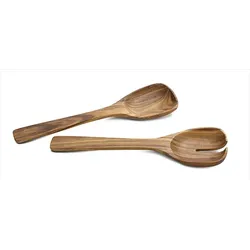 Villeroy & Boch Salatbesteck Artesano 2tlg. Holz Braun