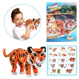Toi-Toys Tiger 3D Puzzle Schaumstoff Bengaltiger,