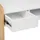 Atmosphera Kinderschreibtisch skandinavisch 100 x 52 x 85 cm Holzwerkstoff weiß