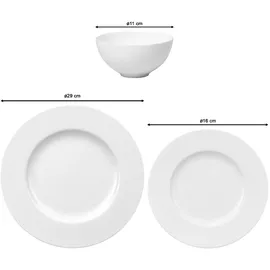 Villeroy & Boch Royal Tafelservice 18-tlg. weiß