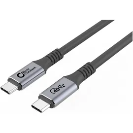MicroConnect USB-C 2 m Schwarz