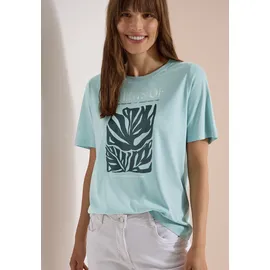 Cecil T-Shirt mit Rundhals und Frontprint - M