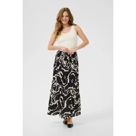 Kaffe Maxirock Damen Schwarz/Nature Organic Lines XL/XXL