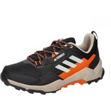 adidas Terrex AX4 Hiking Shoes Walking Shoe, Core Black/Wonder Silver/Impact Orange, 44 2/3