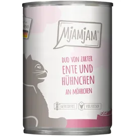 MjAMjAM DUO von Ente & Hühnchen an Möhrchen 24 x 400 g