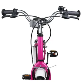 vidaXL Kinderfahrrad 24 Zoll pink/weiß