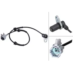 f.becker_line Sensor, Raddrehzahl rechts  für STANDARD AUTOMOBILE NISSAN 479008H300 61096 10110425
