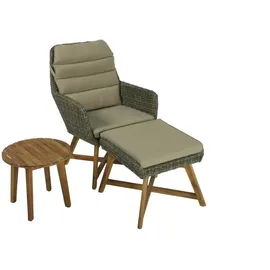 Garden Pleasure Calvia Lounge-Set braun