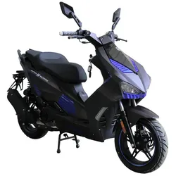 ALPHA MOTORS Motorroller »Shark«, 50 cm3, 45km/h, Euro 5 - schwarz