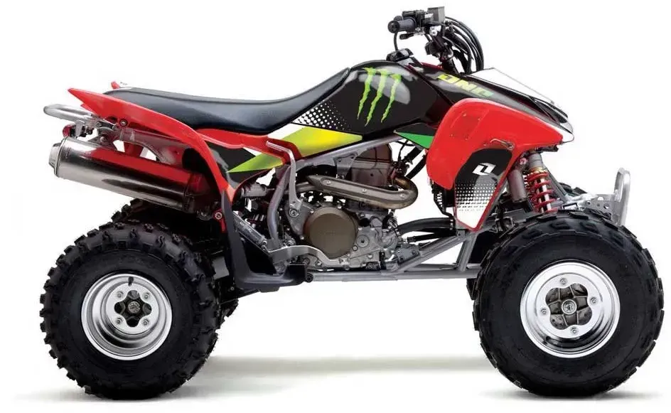One Industries Monster Energy Honda Trx450 04-12 Grafik-kit - Green - One Size