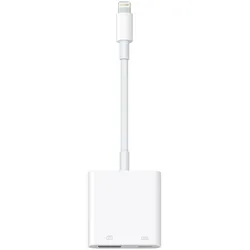 Apple Adapter von Lightning auf USB 3.0 Kamera & Lightning, weiß