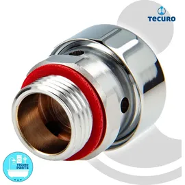 tecuro Rohrbelüfter 1/2 Zoll AG Messing verchromt