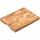 vidaXL Hackblock Holz 1 40 x 30 x 4 cm Braun