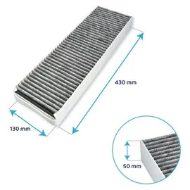 Allspares Aktivkohlefilter für Bora Pure PUAKF, X, S, PURU & PUXU Kochfeld