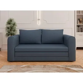 panda möbel Arelis Schlafsofa mit Bettfunktion - Blau - Blau