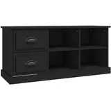 vidaXL TV-Schrank Schwarz 102x35,5x47,5 cm Holzwerkstoff